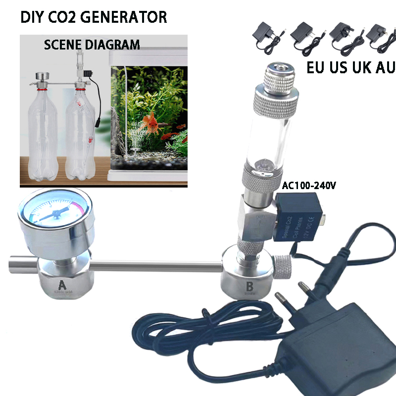 Planted Aquarium Co2 System - 수족관 DIY CO2 발생기 시스템 키트