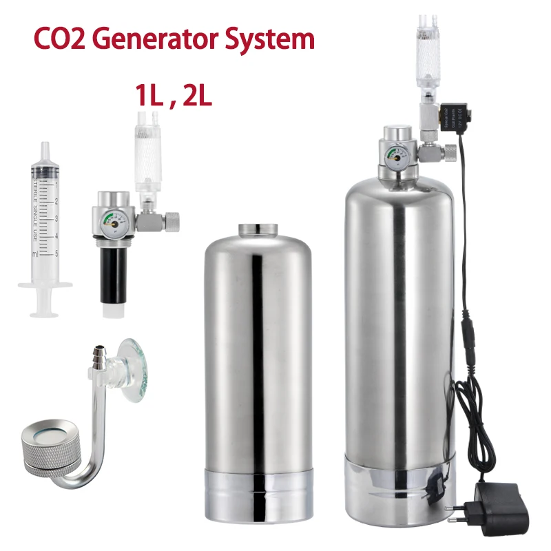 CO2 발생기 시스템 수족관 CO2 실린더 원료 탄소  - Planted Aquarium Co2 System 리뷰 및 가격