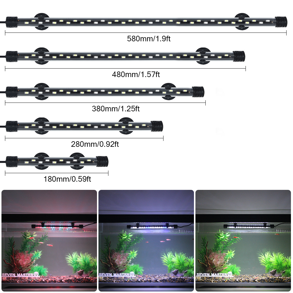 수족관 빛 LED 식물 성장 램프 방수 물고기 탱크 빛 - Aquarium Plant Grow Light 리뷰 및 가격