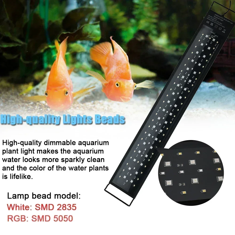 IP68 방수 수족관 LED 조명, 수생 식물 성장 램 - Aquarium Plant Grow Light 리뷰 및 가격