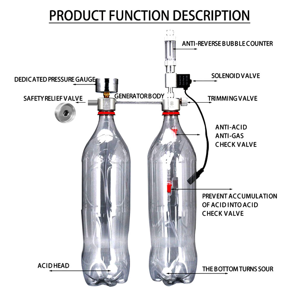 수족관 DIY CO2 발생기 시스템 키트 CO2 발생기 - Planted Aquarium Co2 System 리뷰 및 가격