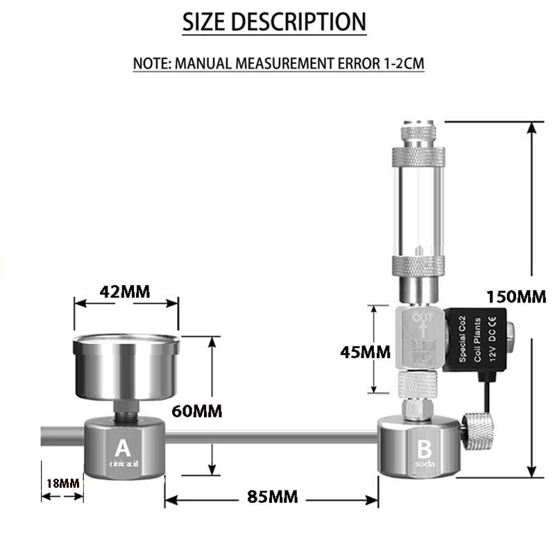 수족관 DIY CO2 발생기 시스템 키트 CO2 발생기 - Planted Aquarium Co2 System 리뷰 및 가격