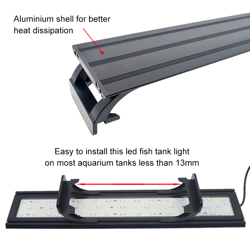 16-64CM 물고기 탱크에 대 한 수족관 LED 빛  - Aquarium Plant Grow Light 리뷰 및 가격