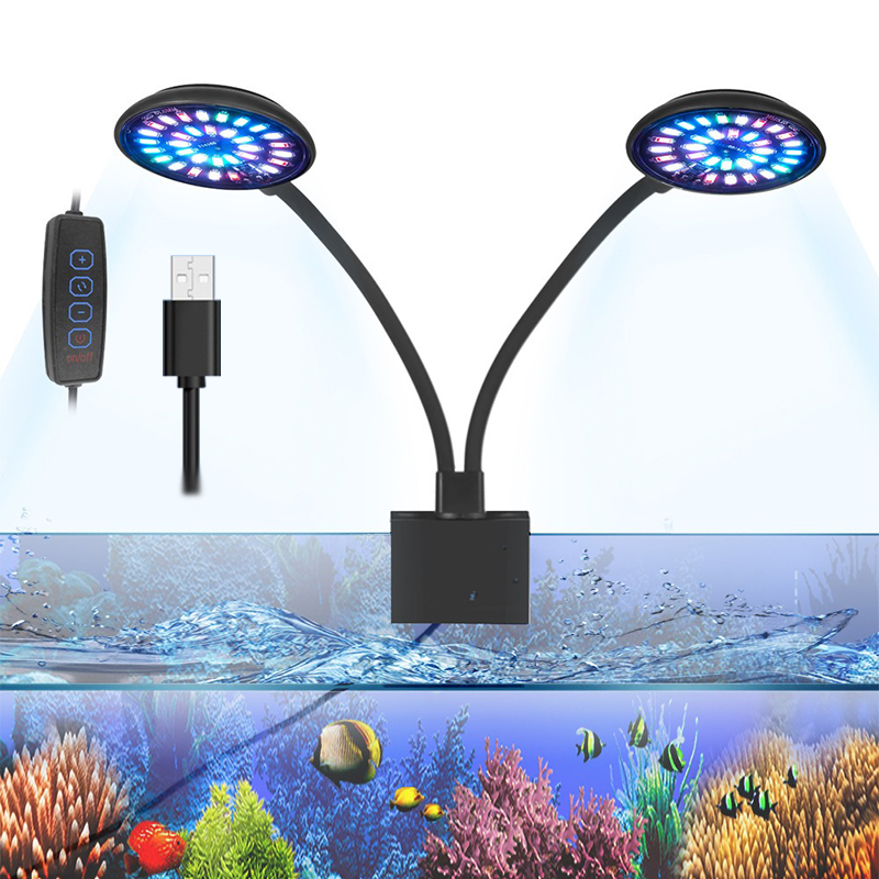 USB 수족관 LED 조명 물고기 탱크 클립 램프 전체 - Aquarium Plant Grow Light 리뷰 및 가격