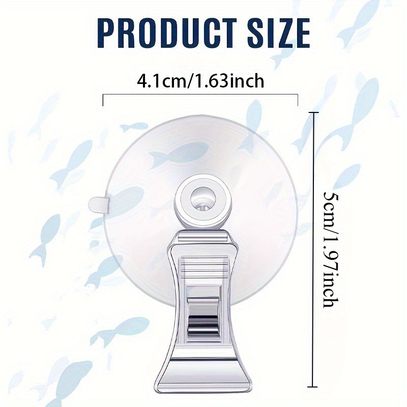 8pcs 물고기 해초 클립 식물 흡입 컵 클립 피드 홀 - Planted Aquarium Parameters 리뷰 및 가격