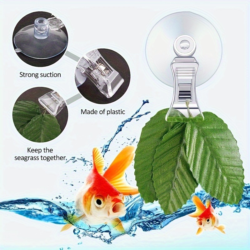 8pcs 물고기 해초 클립 식물 흡입 컵 클립 피드 홀 - Planted Aquarium Parameters 리뷰 및 가격