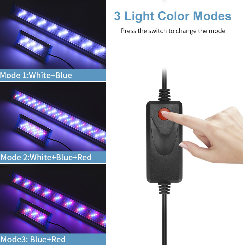 어항 램프 수족관 조경 클립 램프, EU, US 플러그 - Aquarium Plant Grow Light 리뷰 및 가격